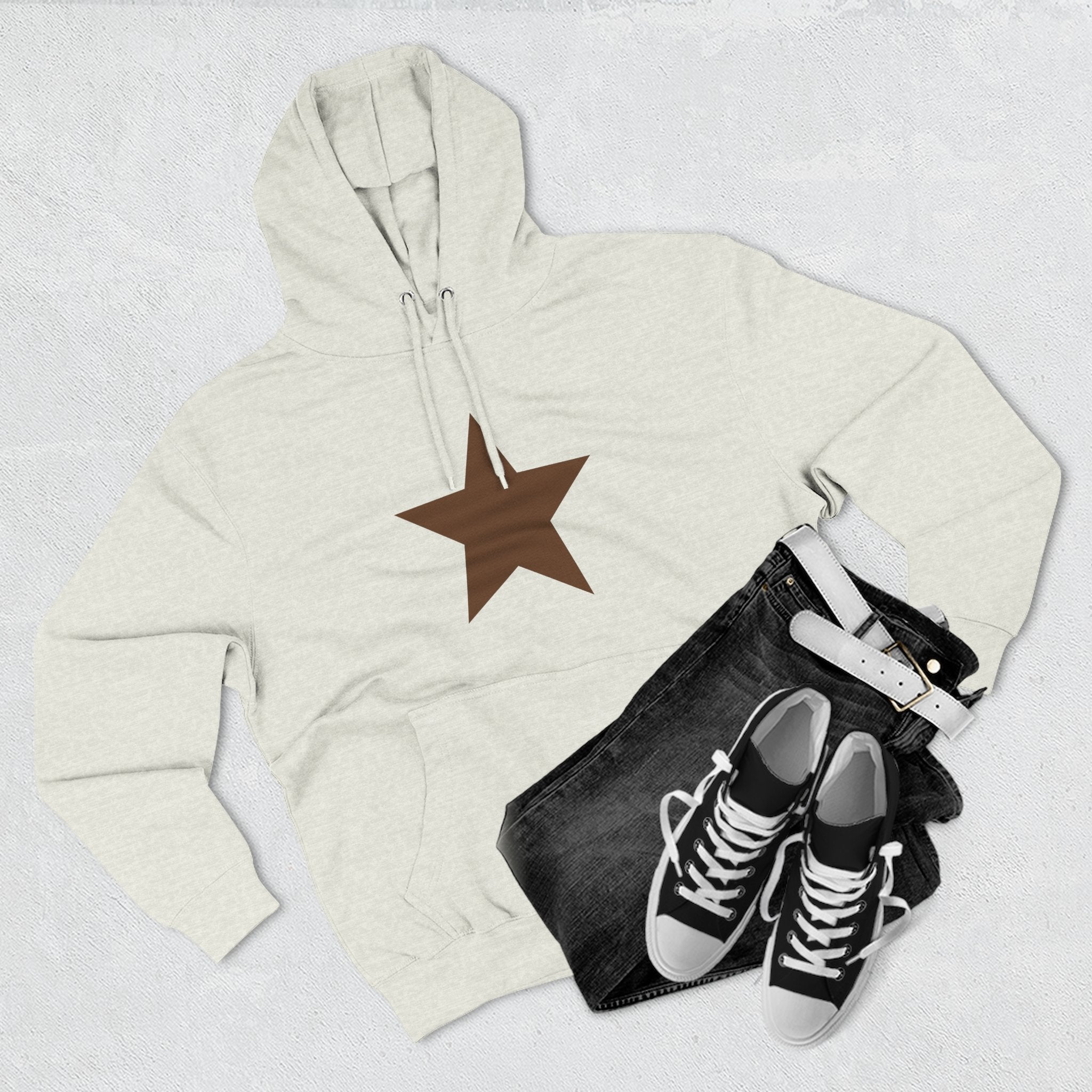 Star Quote Hoodie - Fleece Hoodie