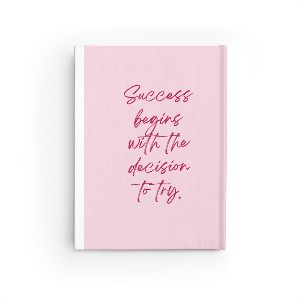 Pink Journal - Ruled Line with Beautiful Saying Notebook