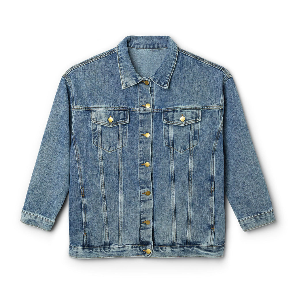 Women's Denim Jacket – Classic Light Wash Jean Jacket for Casual Everyday Wear
