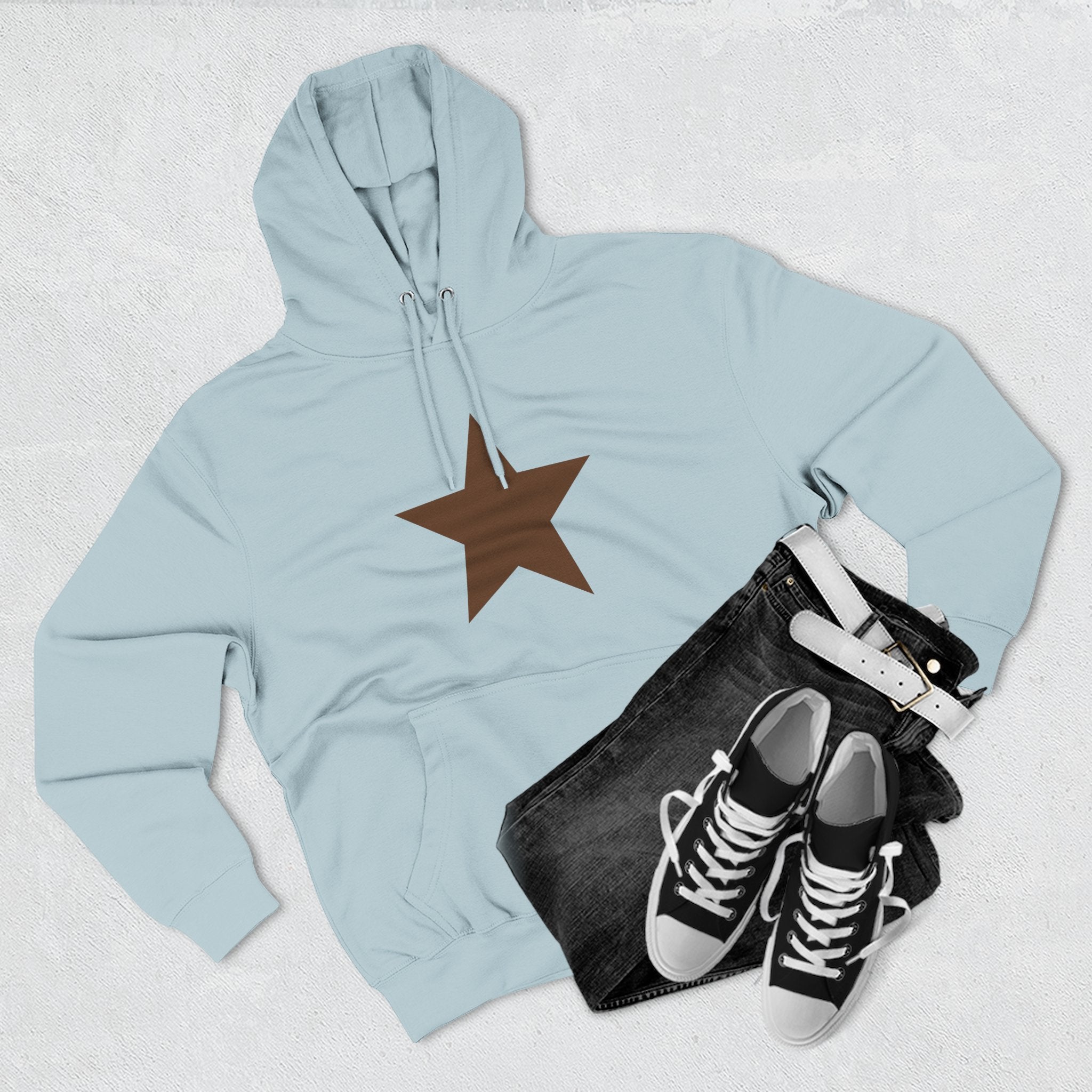 Star Quote Hoodie - Fleece Hoodie