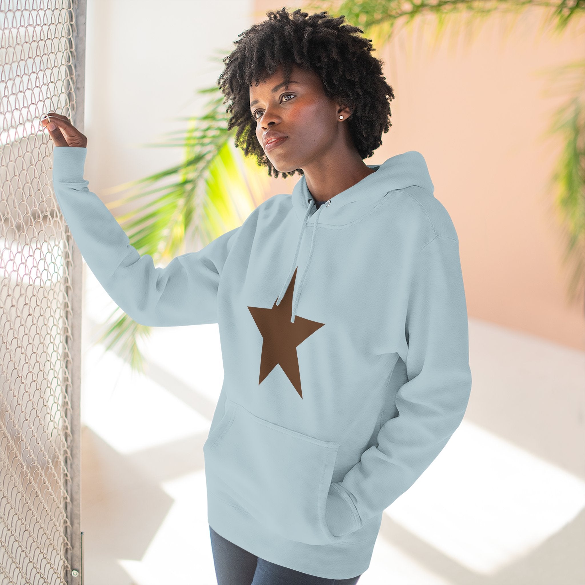 Star Quote Hoodie - Fleece Hoodie