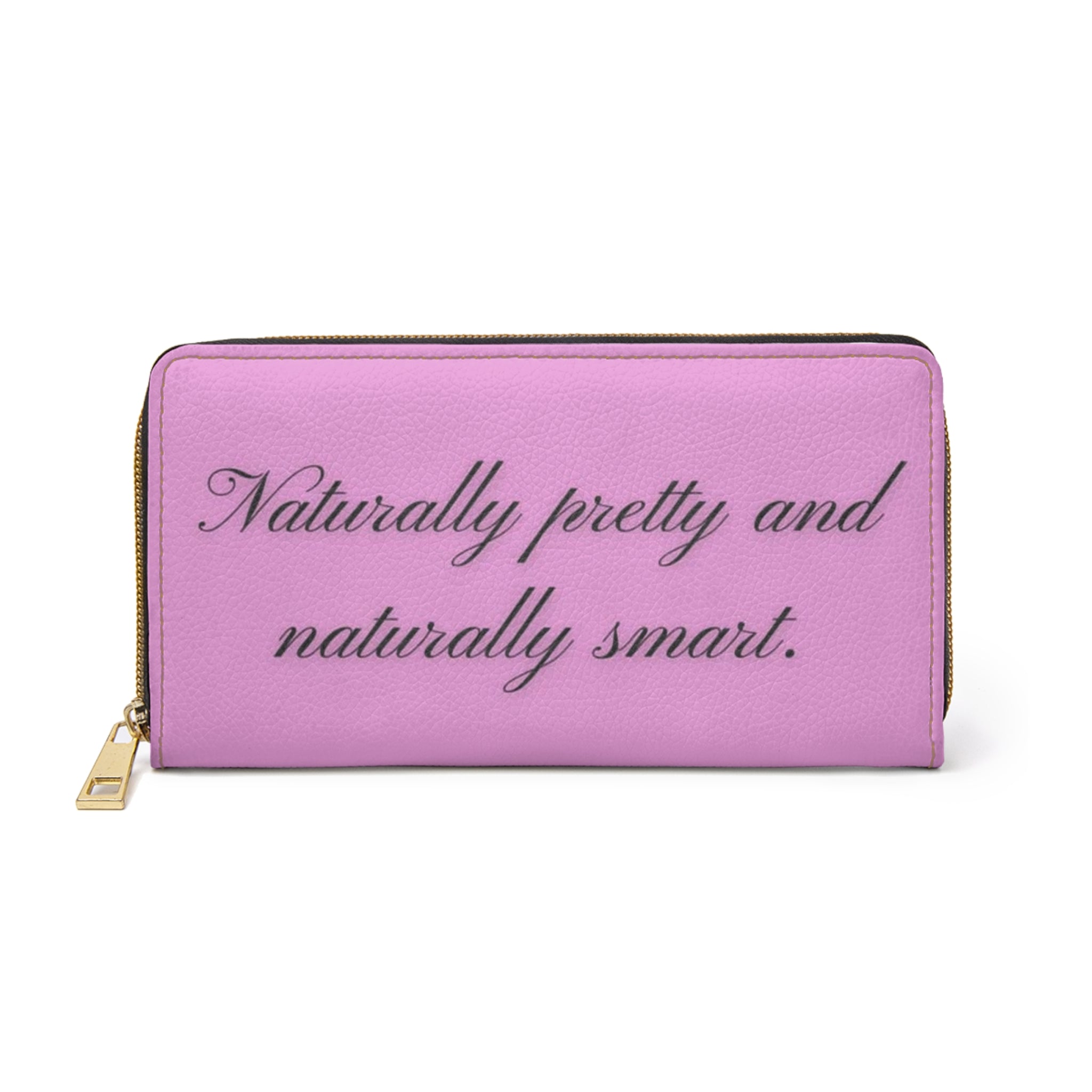Zipper Wallet - Stylish Pink Wallet for Beauties - Great Gift for Yourself