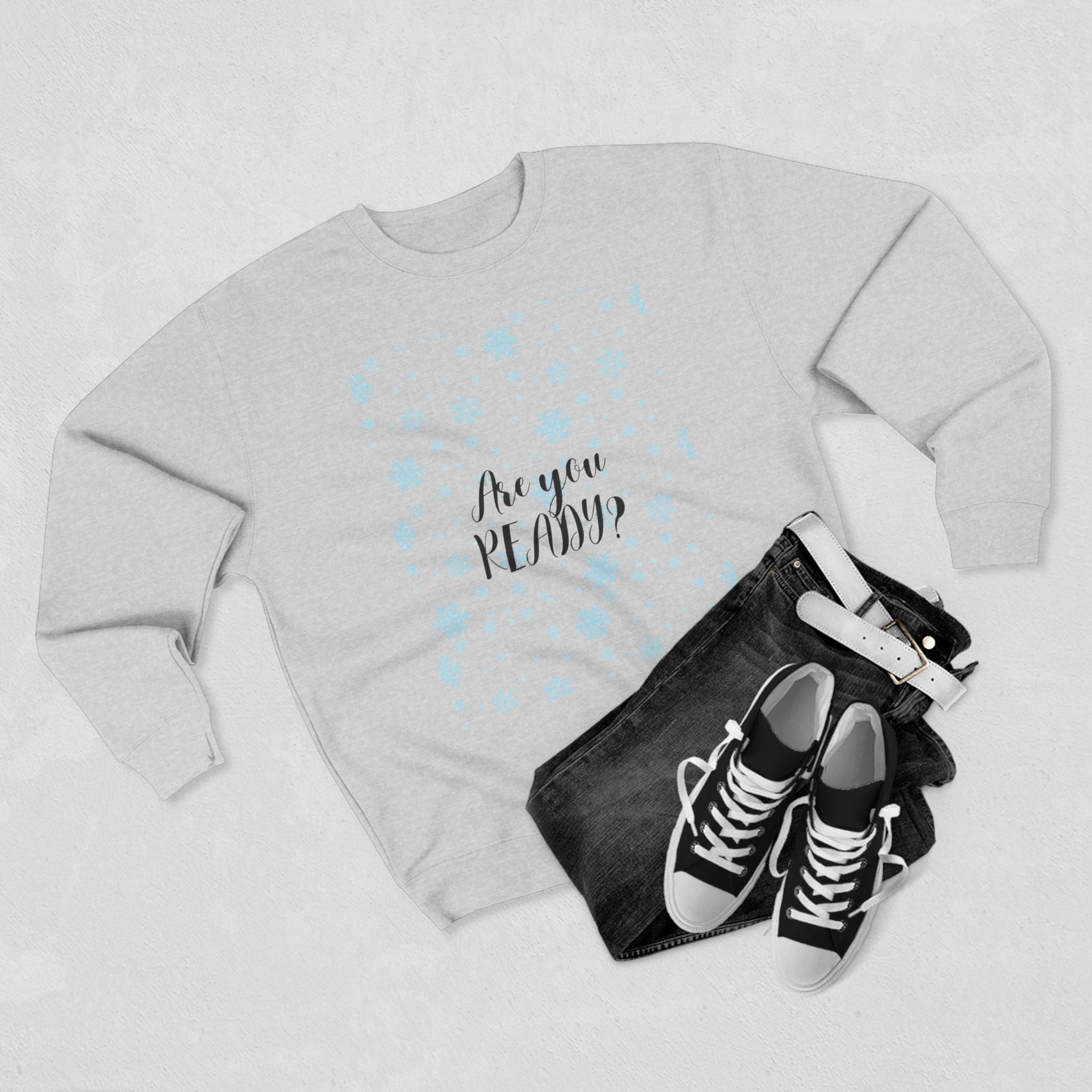 Snow Season Unisex Crewneck Sweatshirt - Cozy Winter Vibes