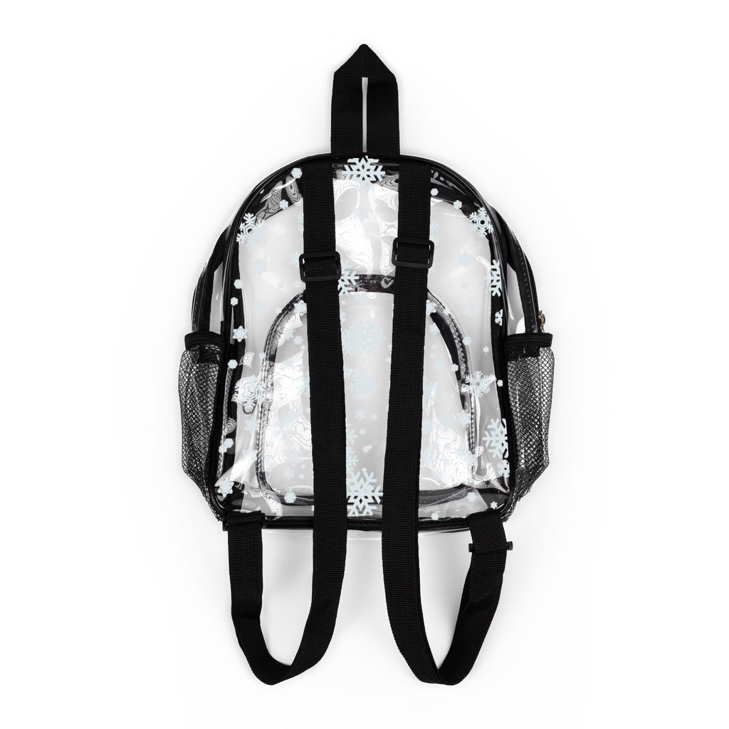 Clear Backpack - Snow Themed