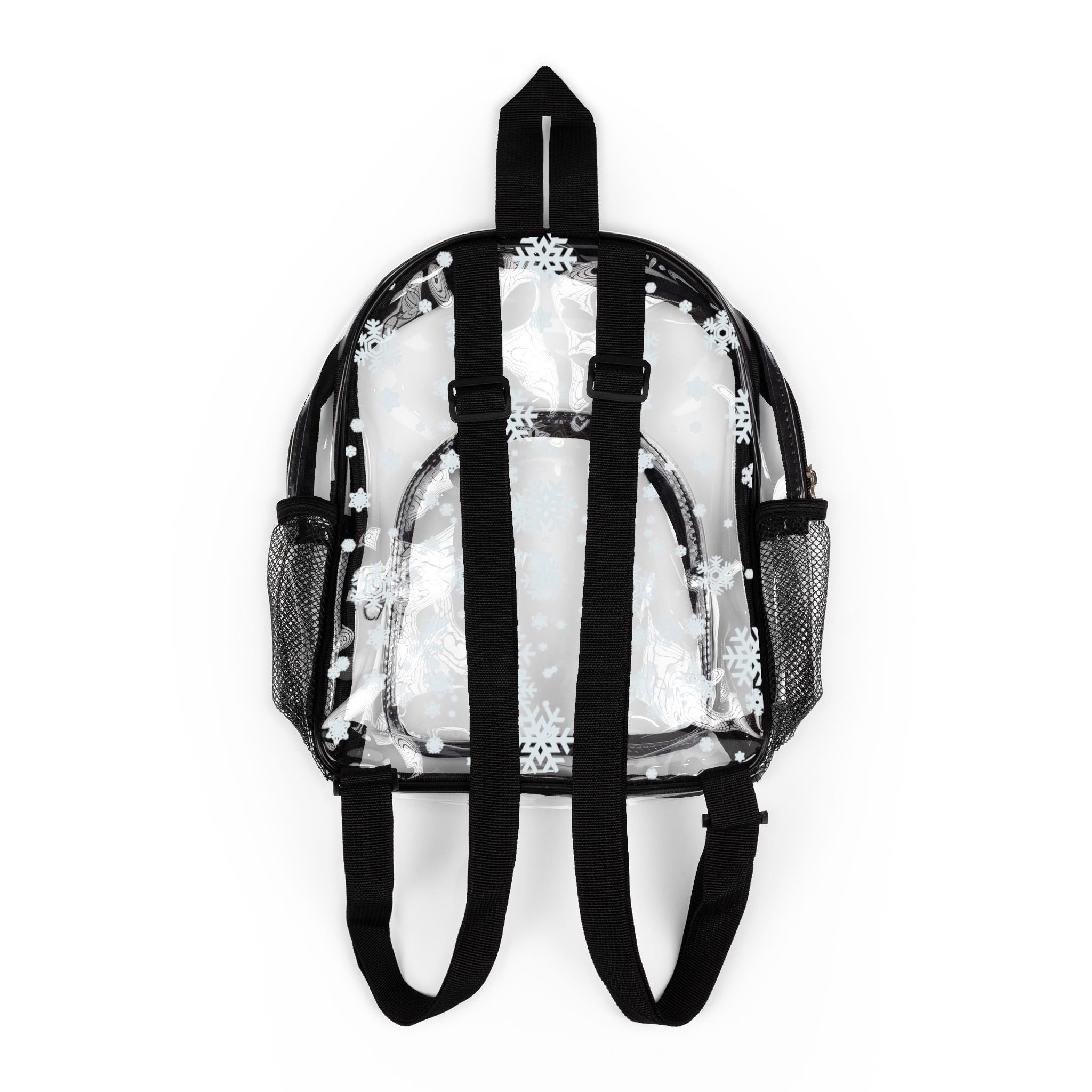 Clear Backpack - Snow Themed