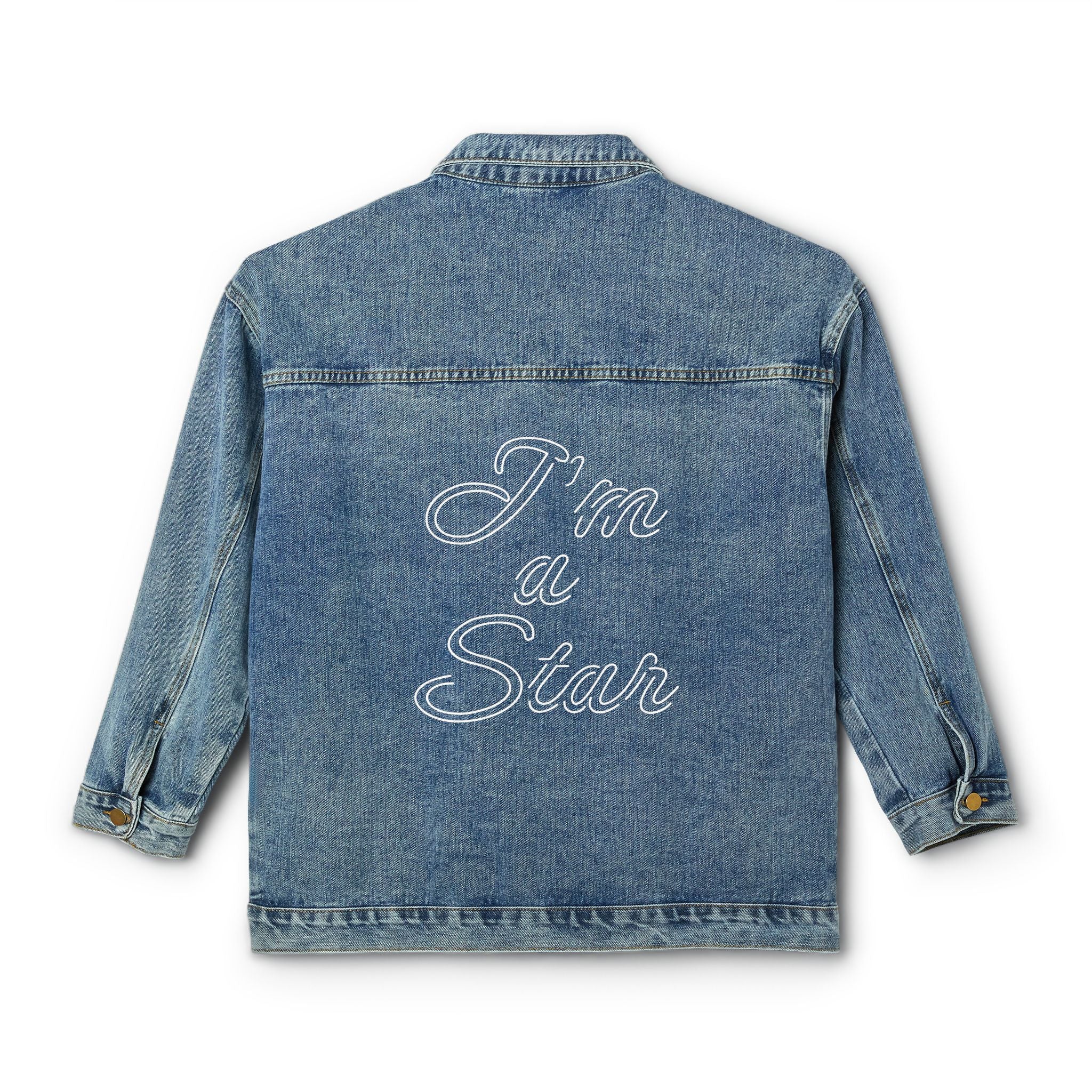 Women's Denim Jacket – Classic Light Wash Jean Jacket for Casual Everyday Wear