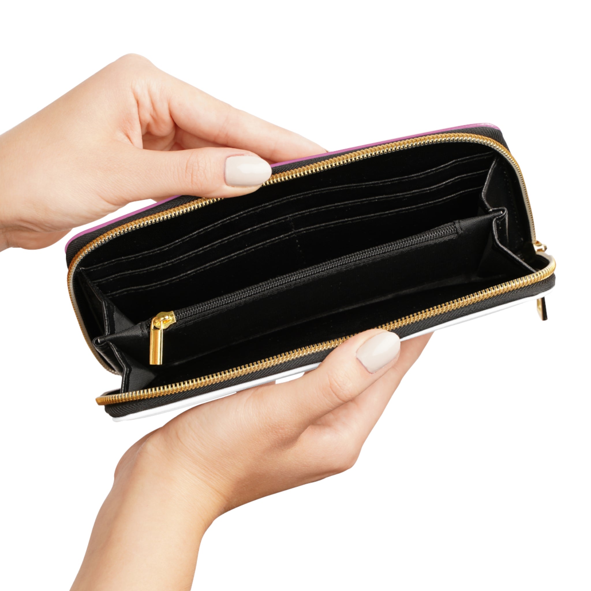 Zipper Wallet - Stylish Pink Wallet for Beauties - Great Gift for Yourself