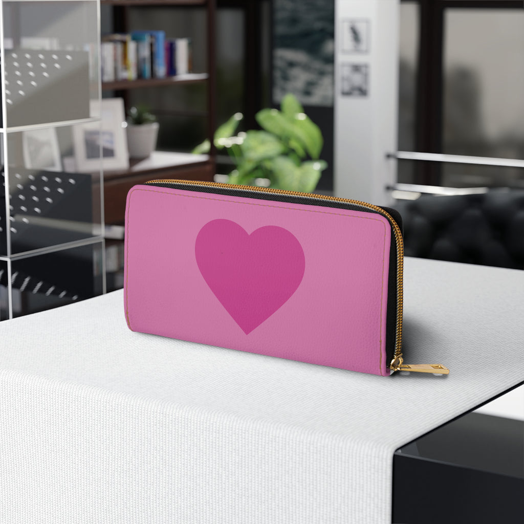 Zipper Wallet - Stylish Pink Wallet for Beauties - Great Gift for Yourself