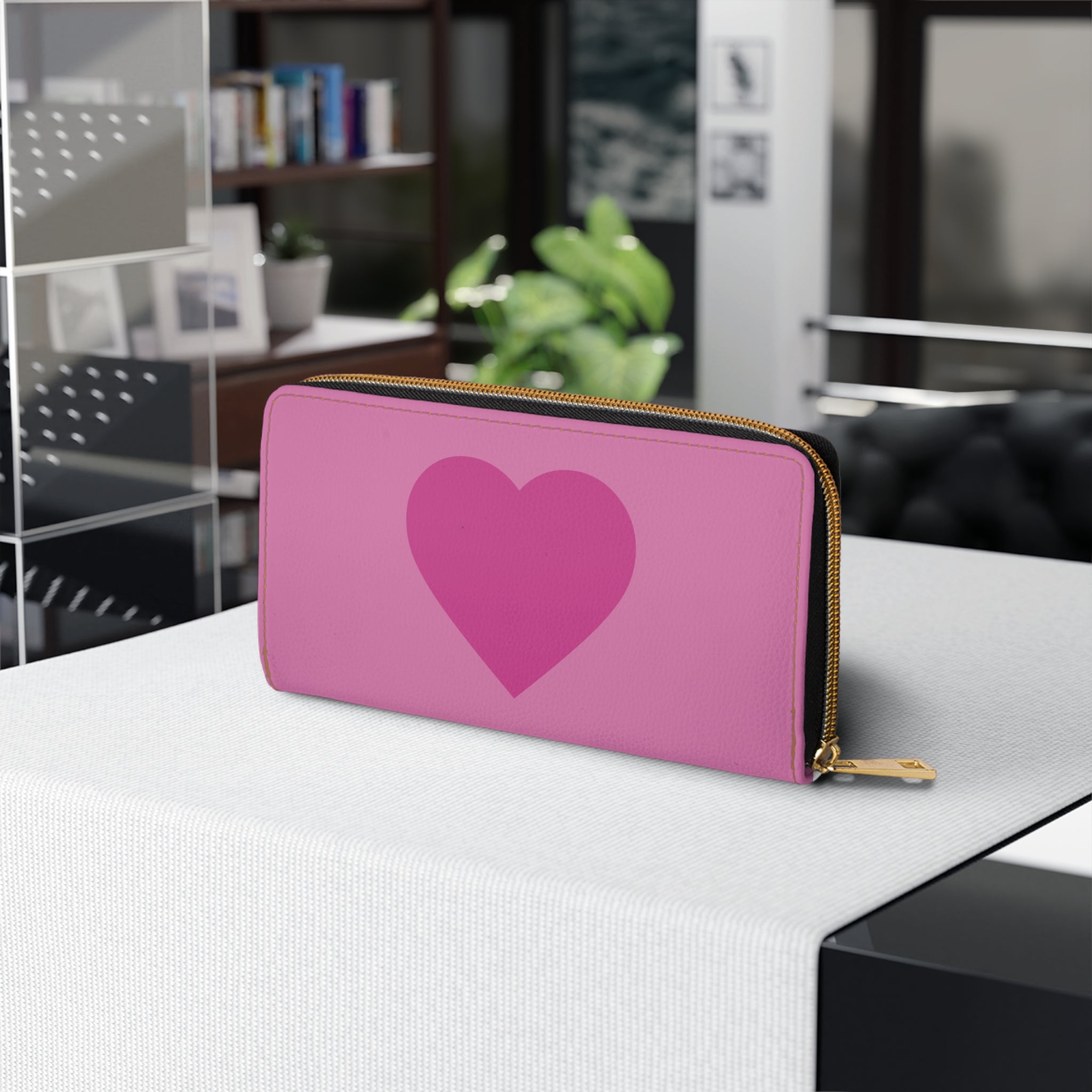 Zipper Wallet - Stylish Pink Wallet for Beauties - Great Gift for Yourself