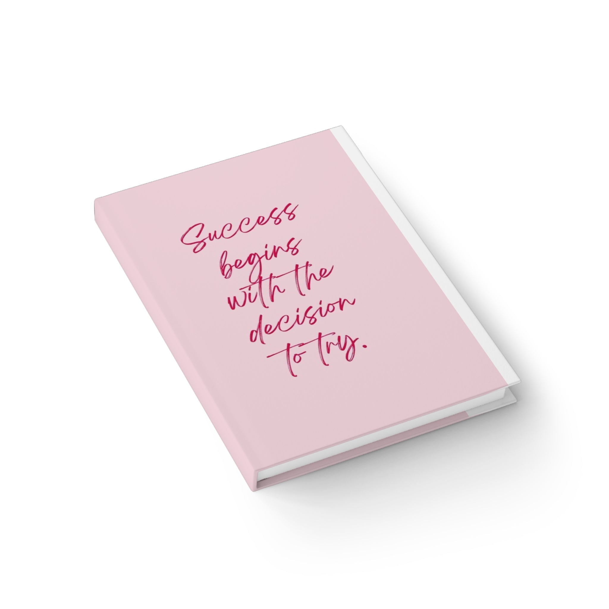 Pink Journal - Ruled Line with Beautiful Saying Notebook