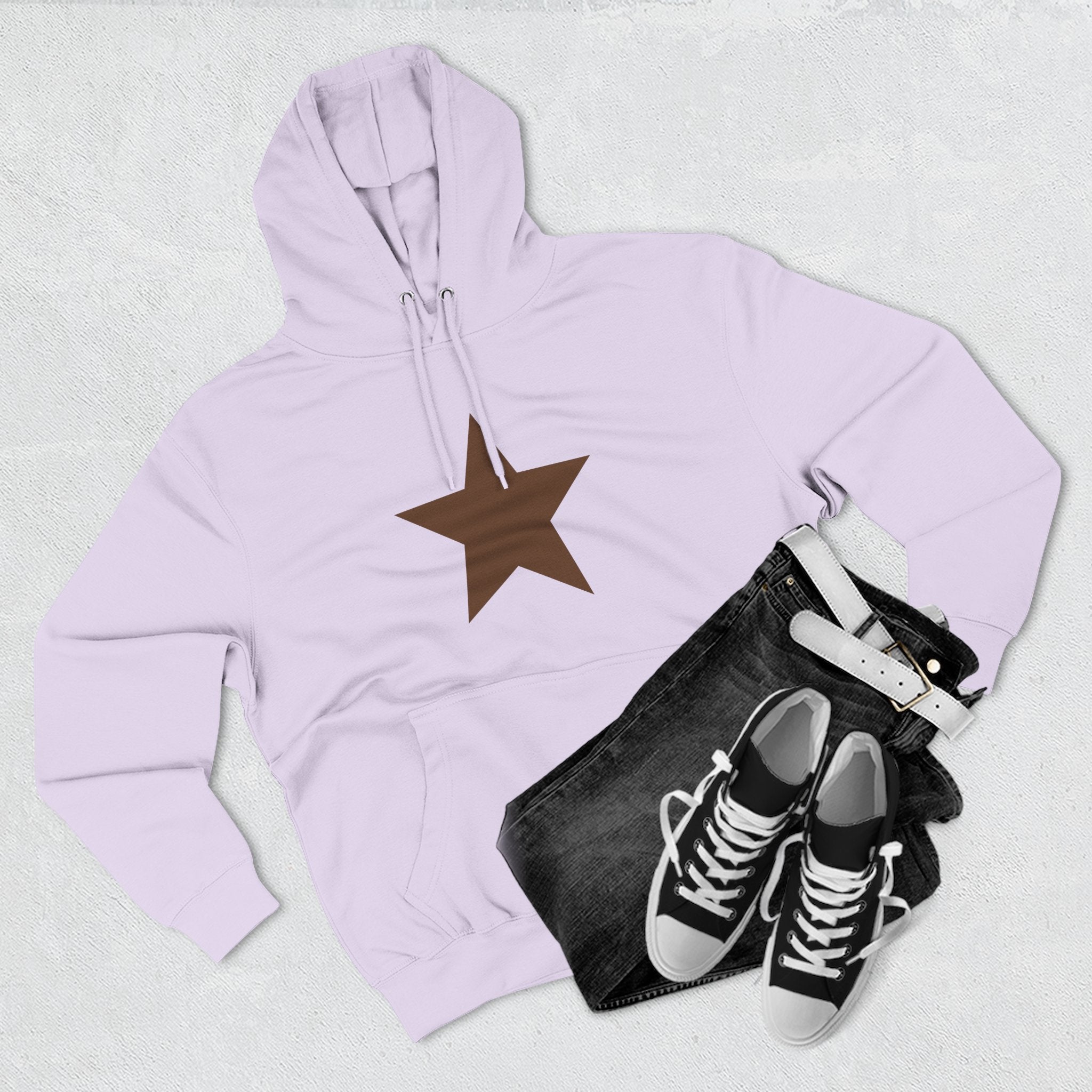 Star Quote Hoodie - Fleece Hoodie