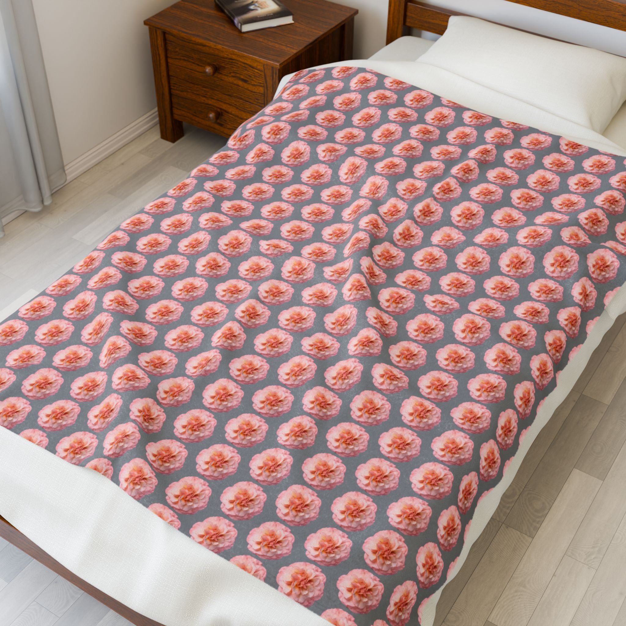 Floral Plush Blanket