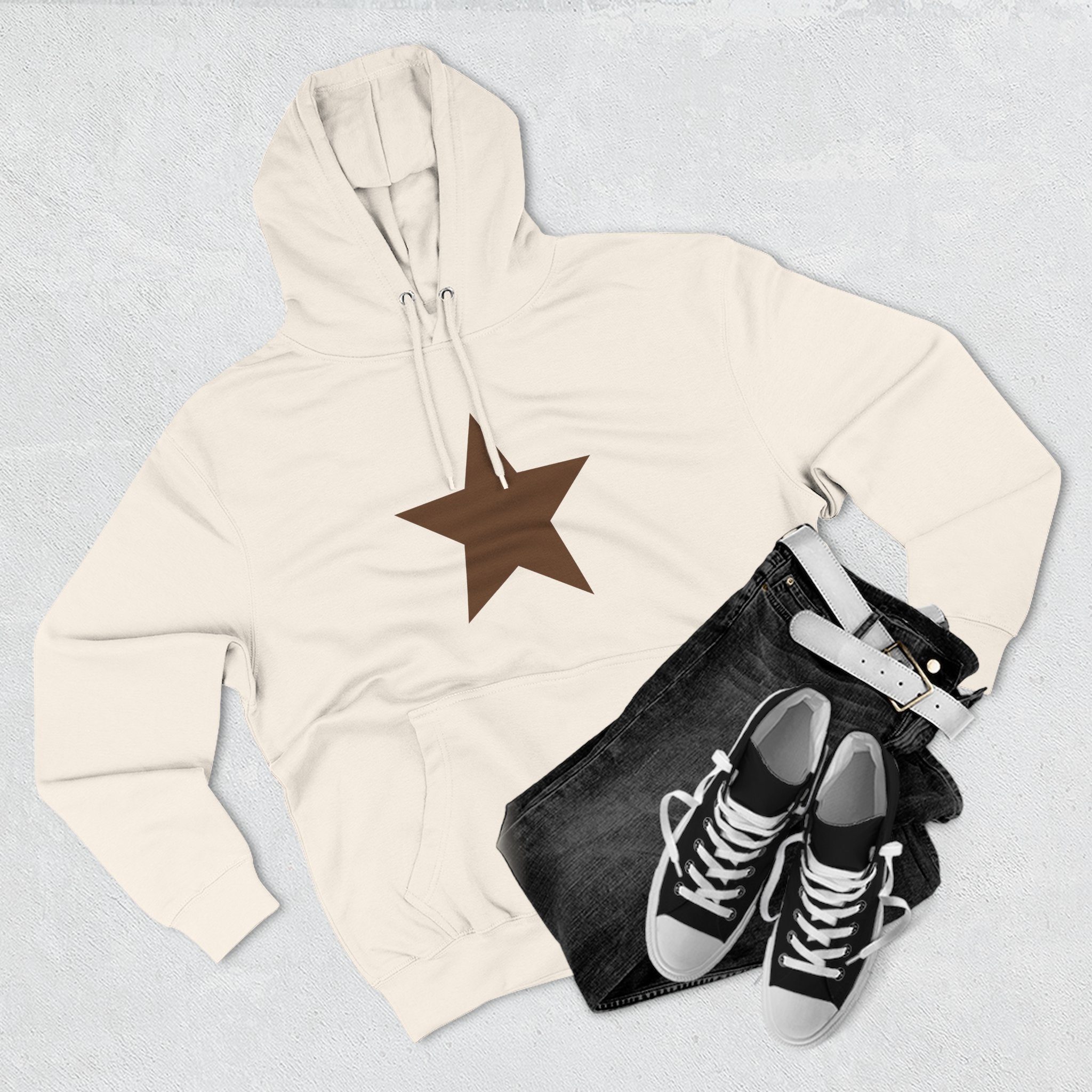 Star Quote Hoodie - Fleece Hoodie