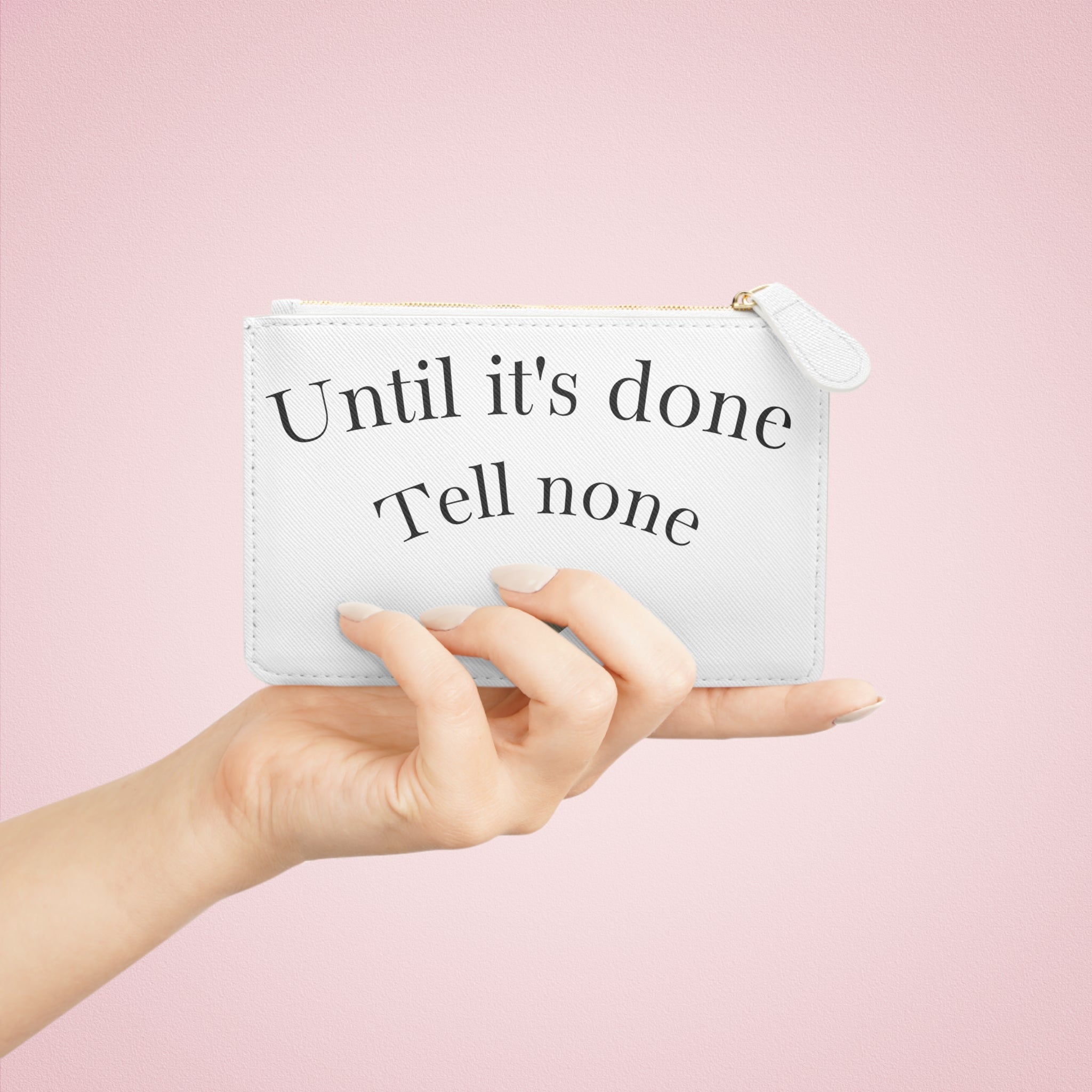 Mini Clutch Bag - Motivational Touch