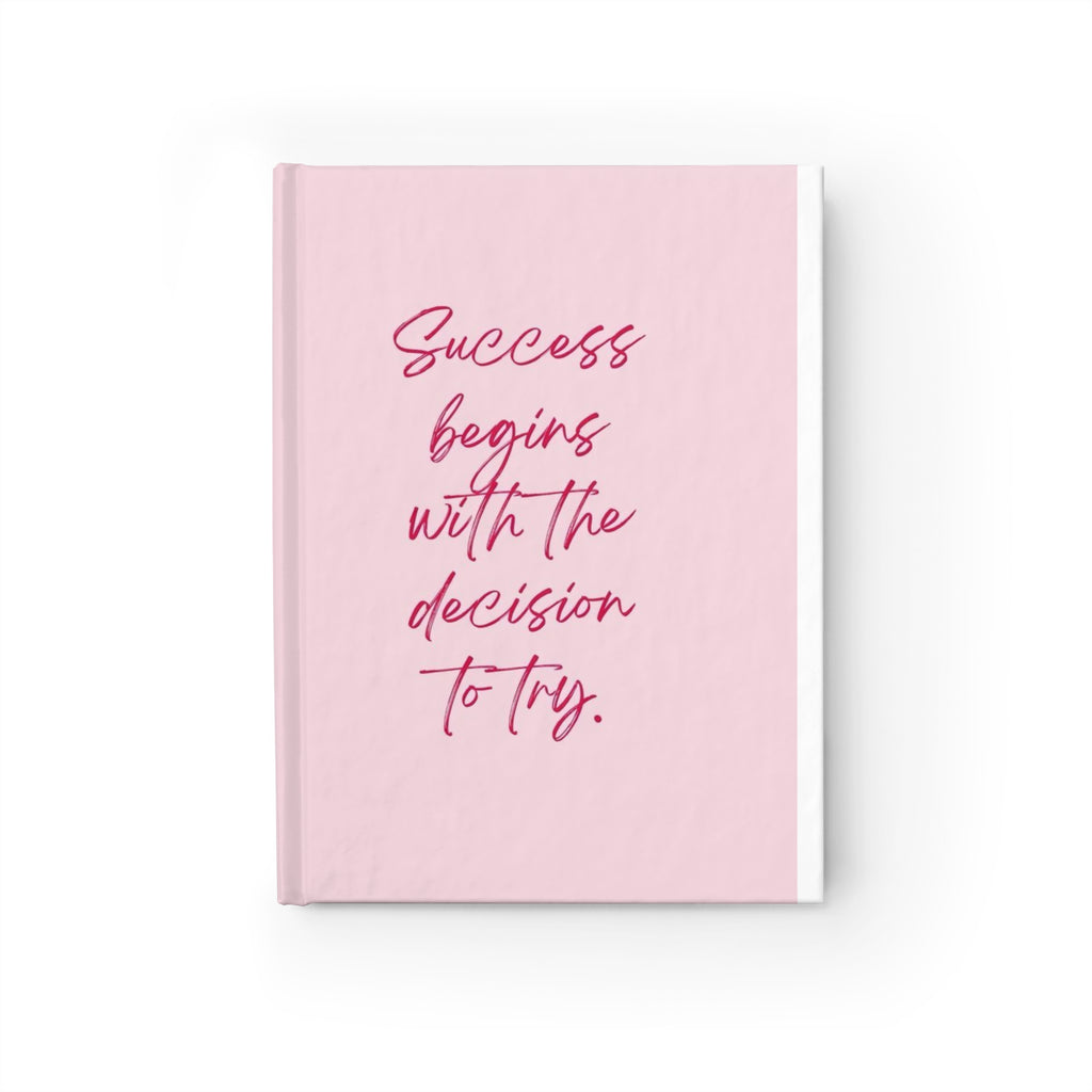Pink Journal - Ruled Line with Beautiful Saying Notebook