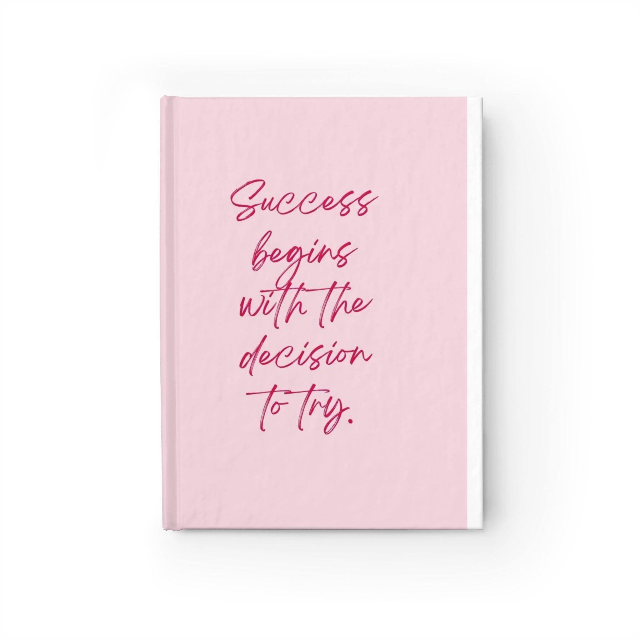 Pink Journal - Ruled Line with Beautiful Saying Notebook