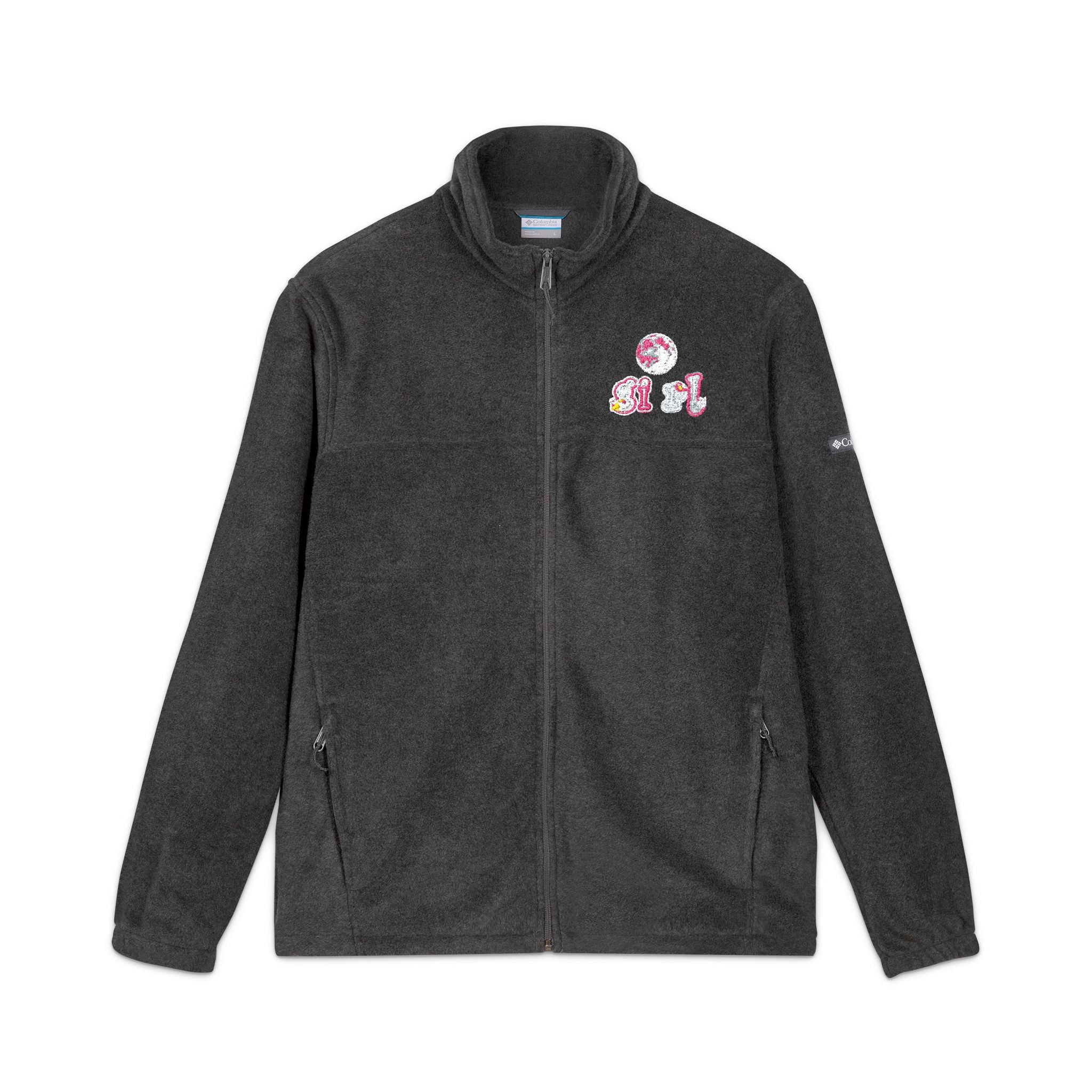 Embroidered Fleece Jacket