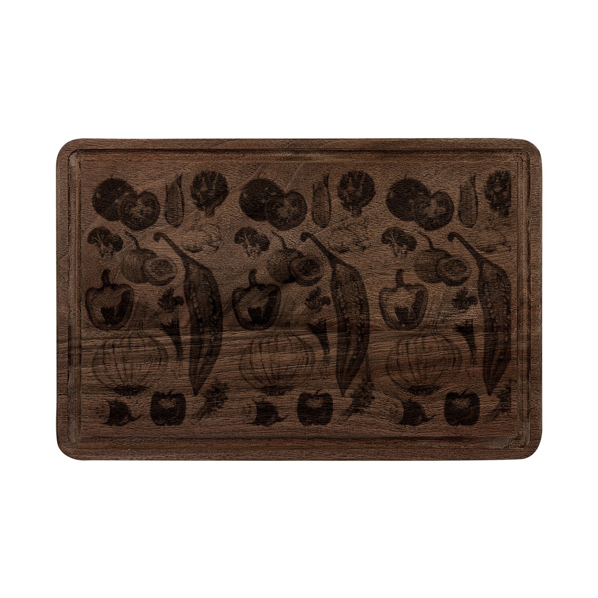 Engraved Pumpkin & Autumn Harvest Wooden Cutting Board