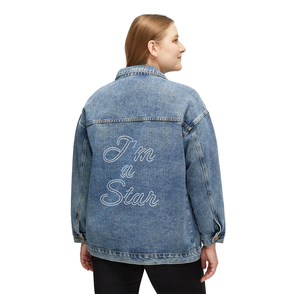 Women's Denim Jacket – Classic Light Wash Jean Jacket for Casual Everyday Wear