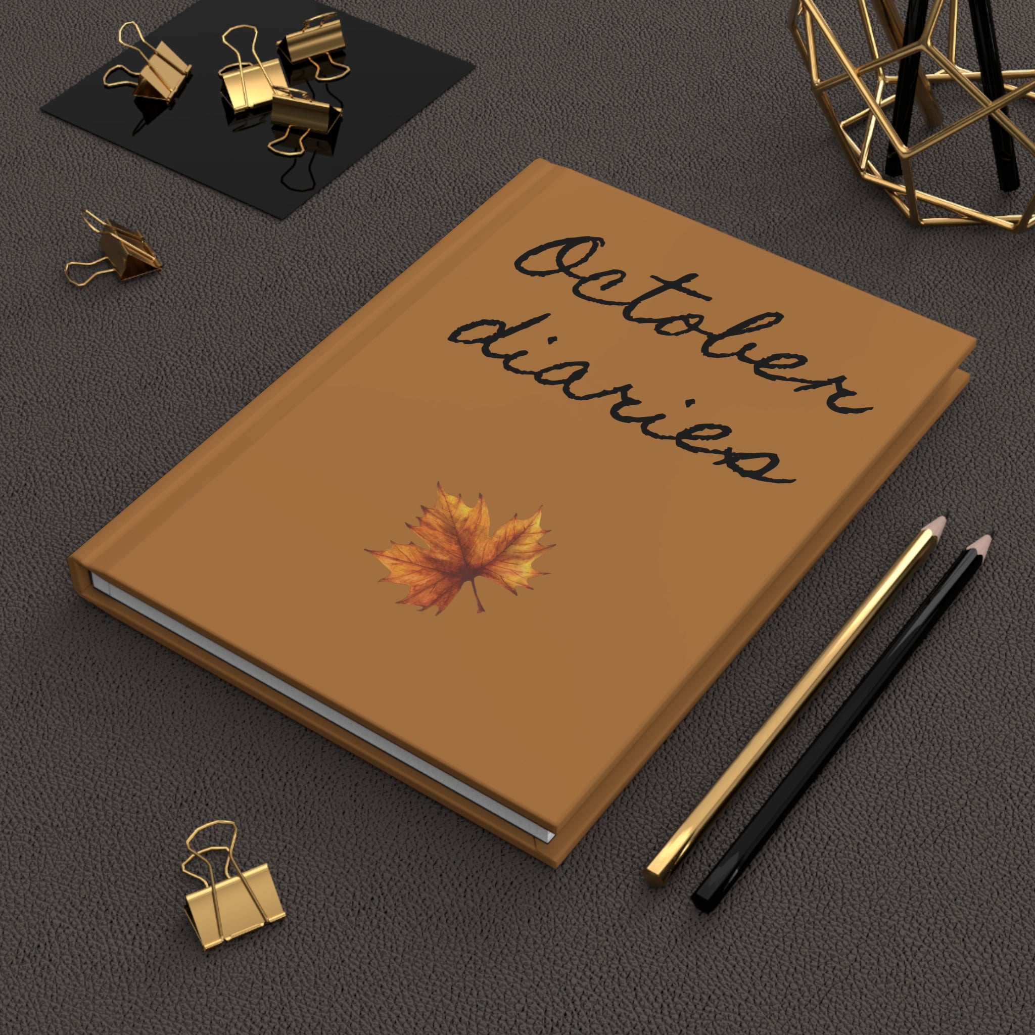 October Hardcover Journal