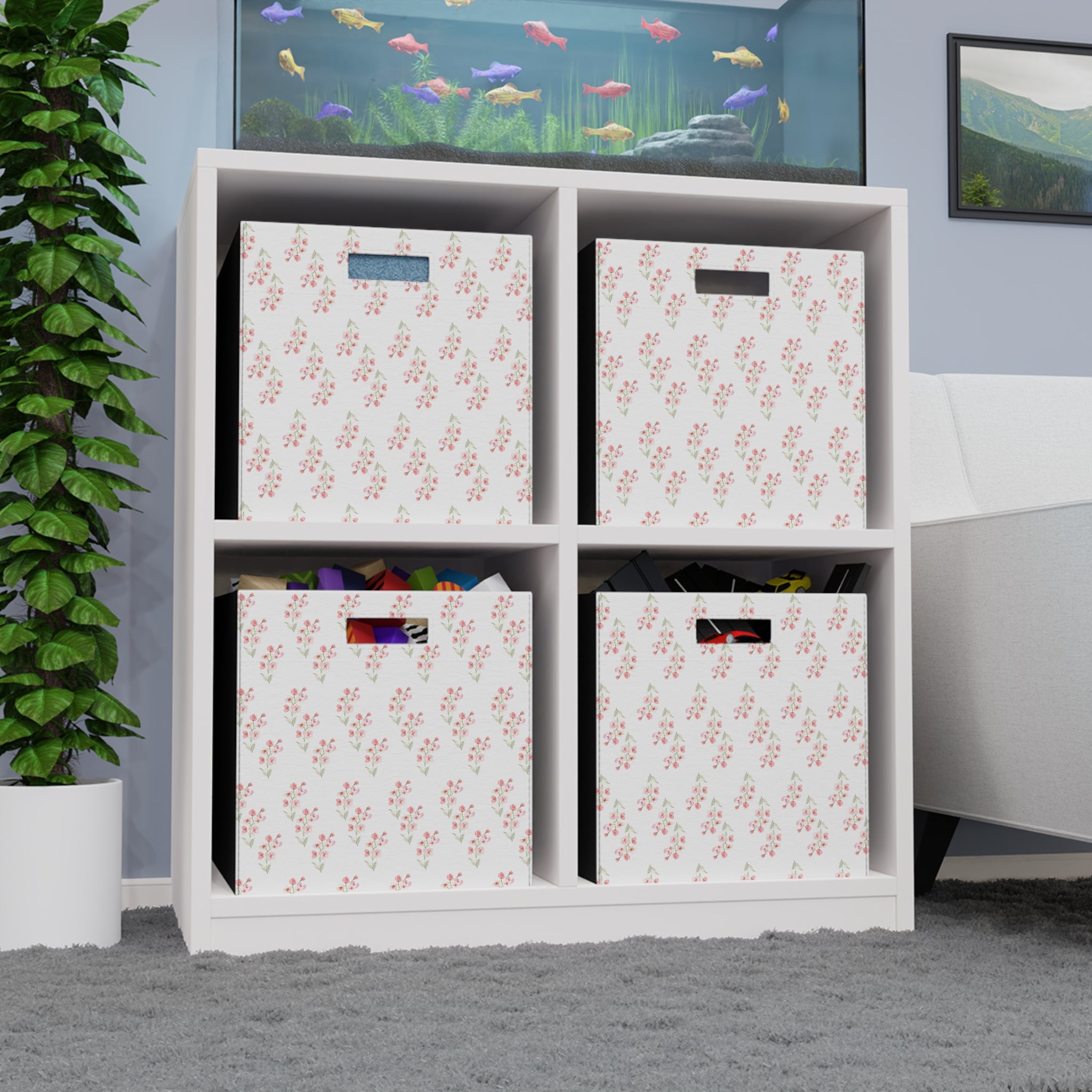 Storage Box - Vintage Floral Design