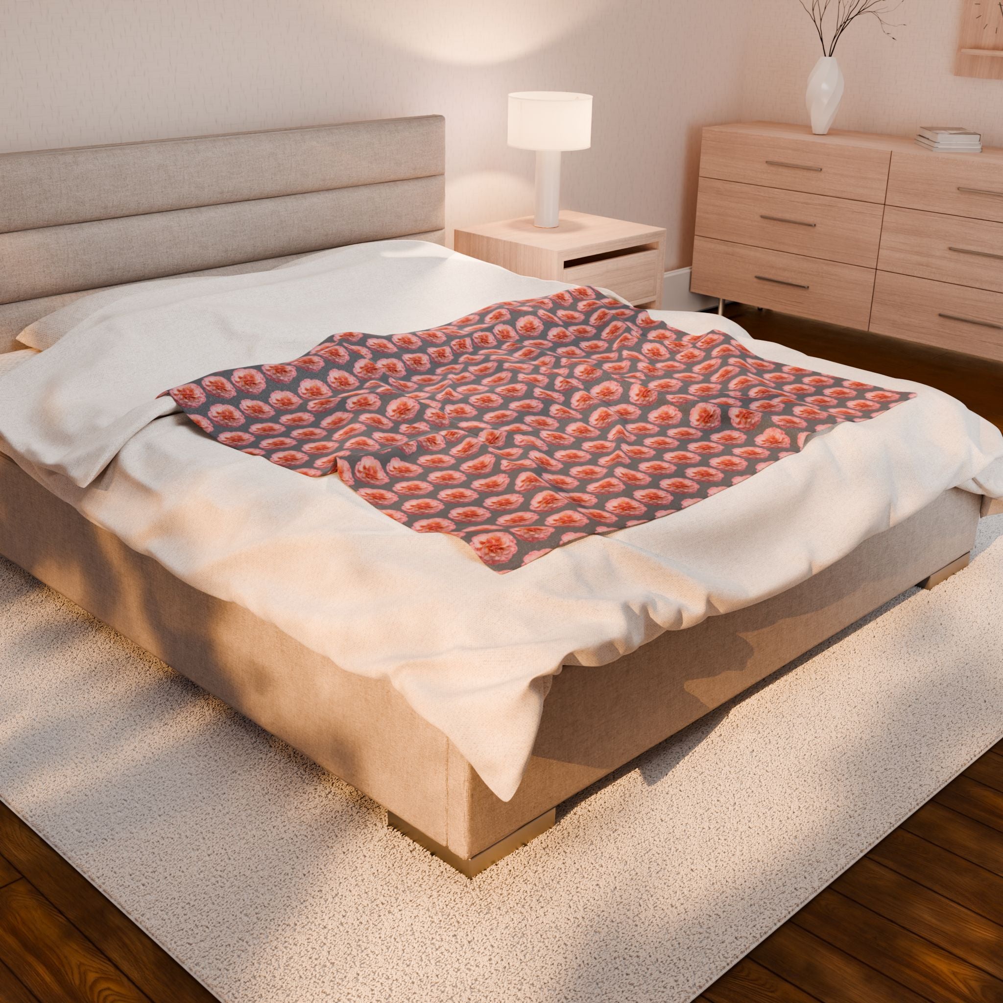 Floral Plush Blanket