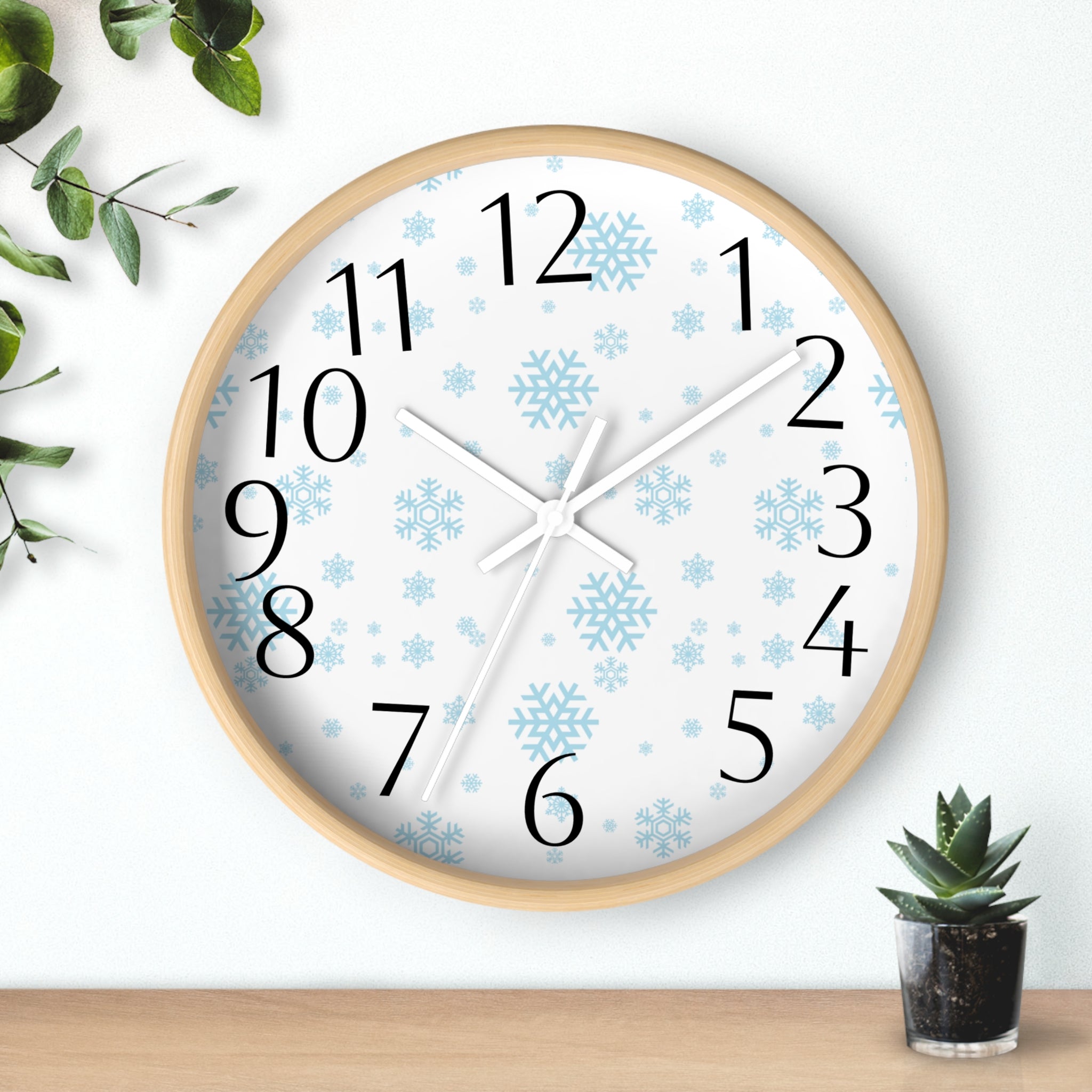 Snowflake Wall Clock