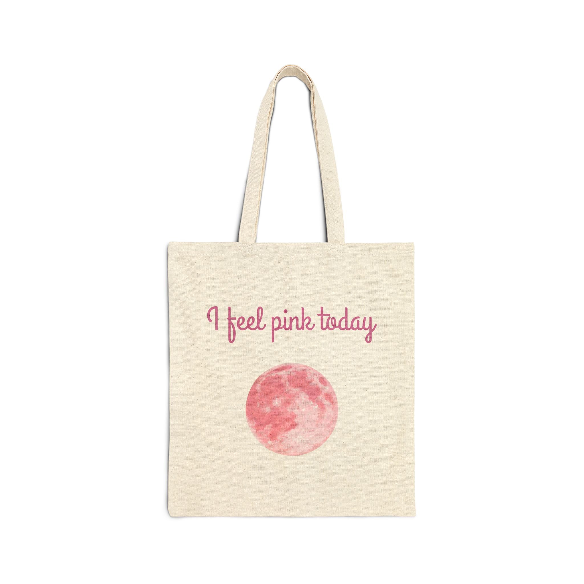 Pink Moon Phase Tote Bag