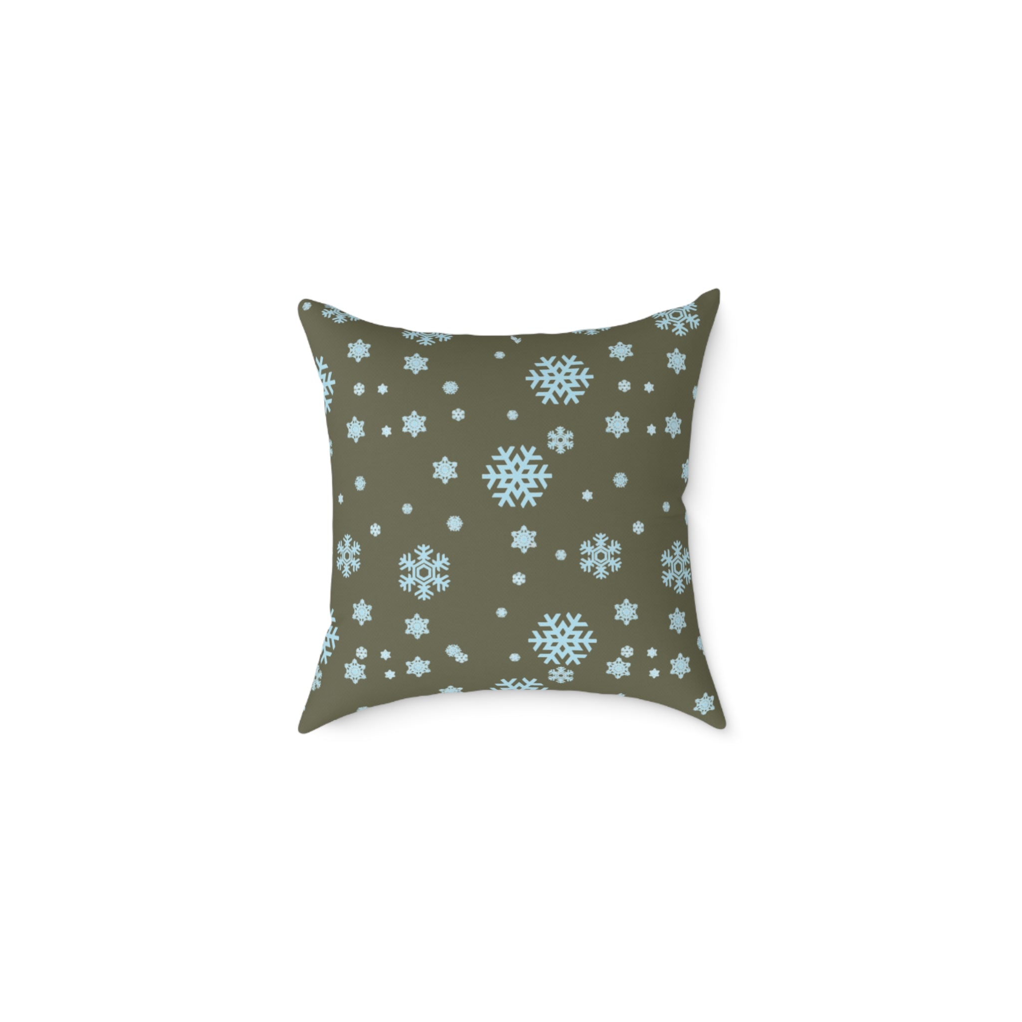 Canvas Pillow Snow Season Decorating