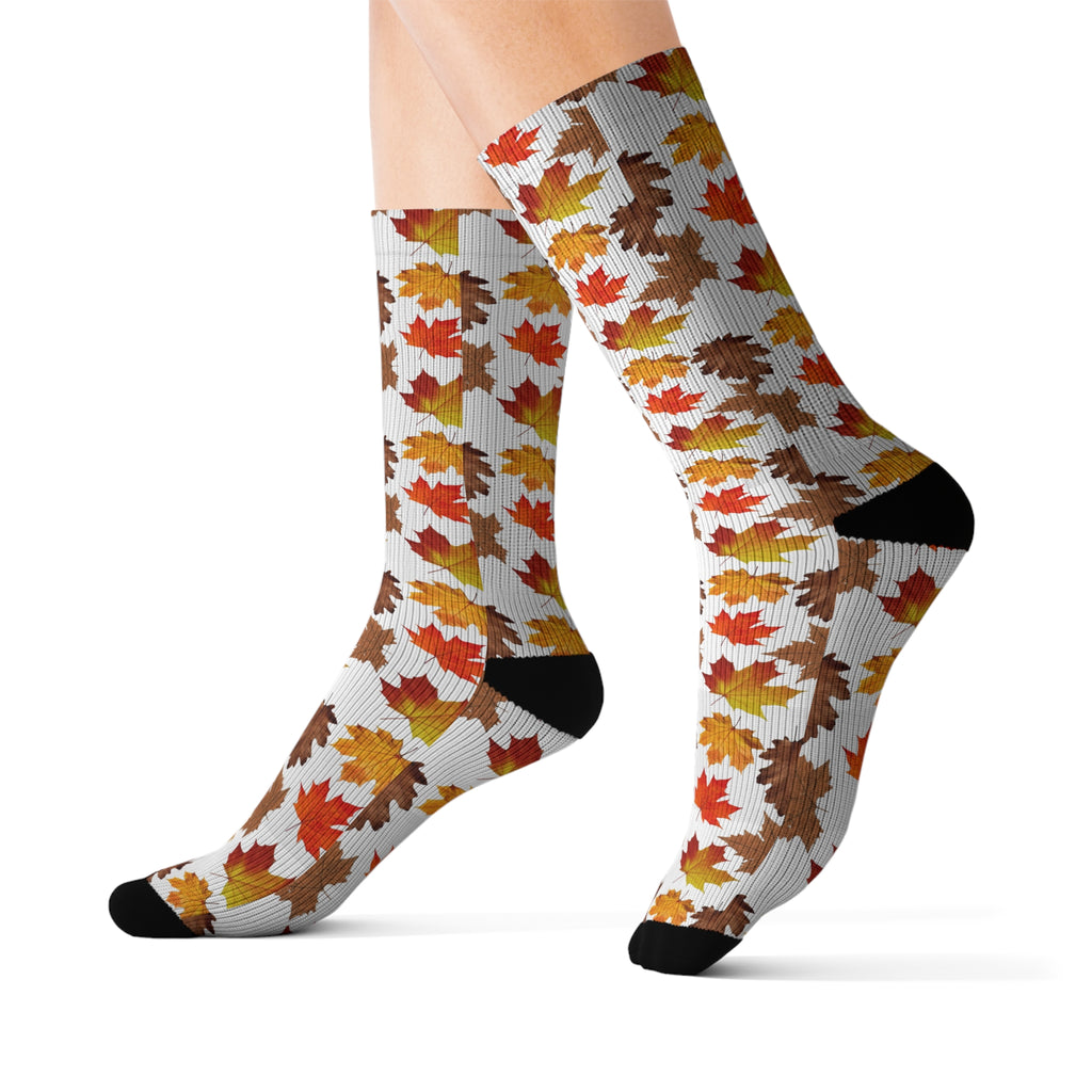 Autumn Leaf Socks