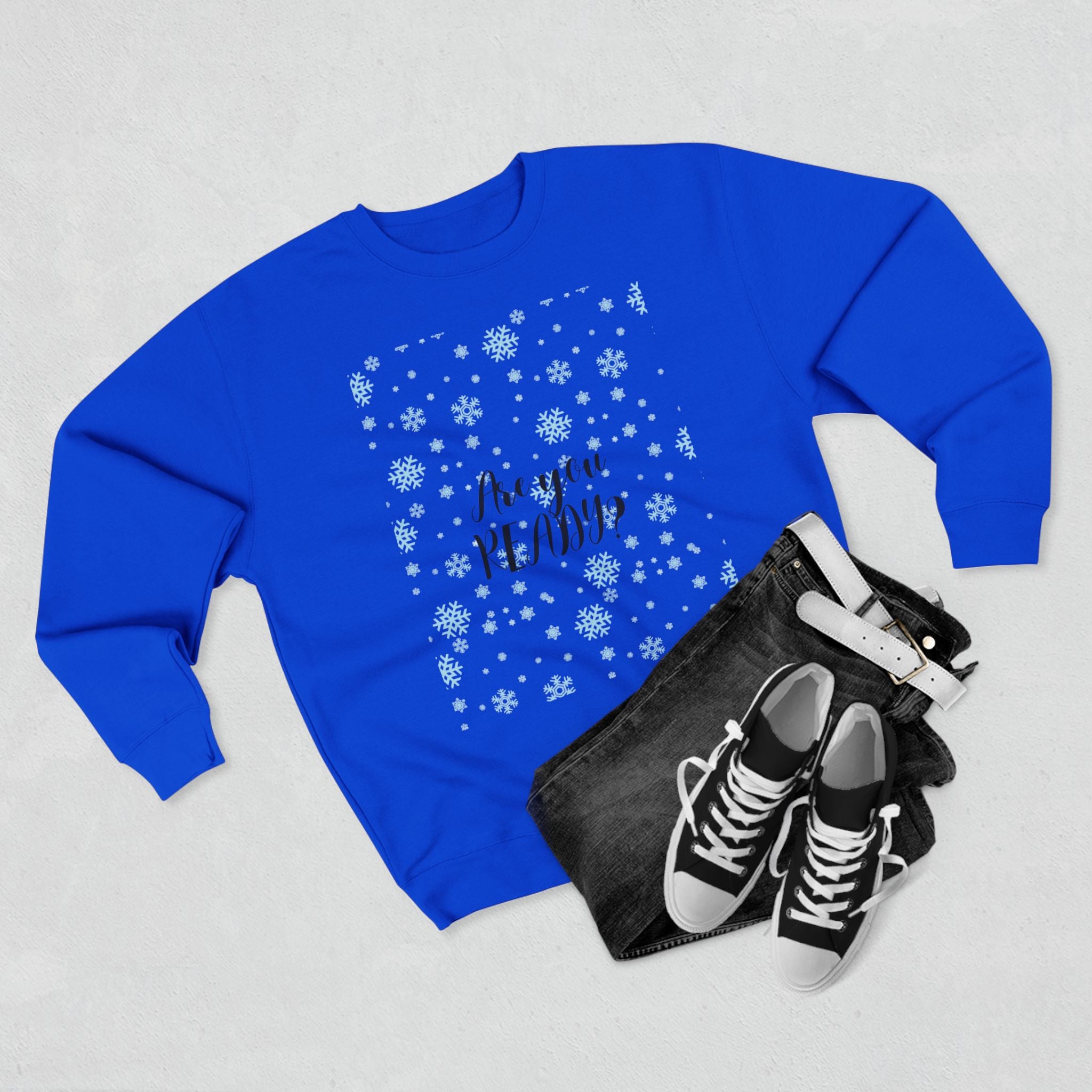 Snow Season Unisex Crewneck Sweatshirt - Cozy Winter Vibes